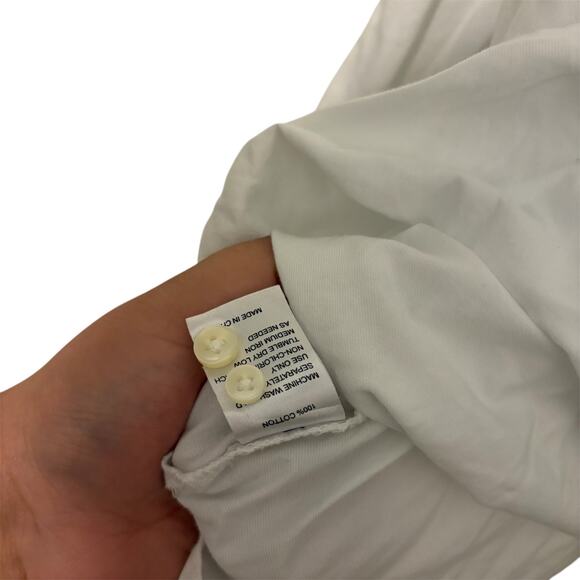 Trovata Birds of Paradis 100% Cotton White Blouse Top Size Small - Picture 5 of 5